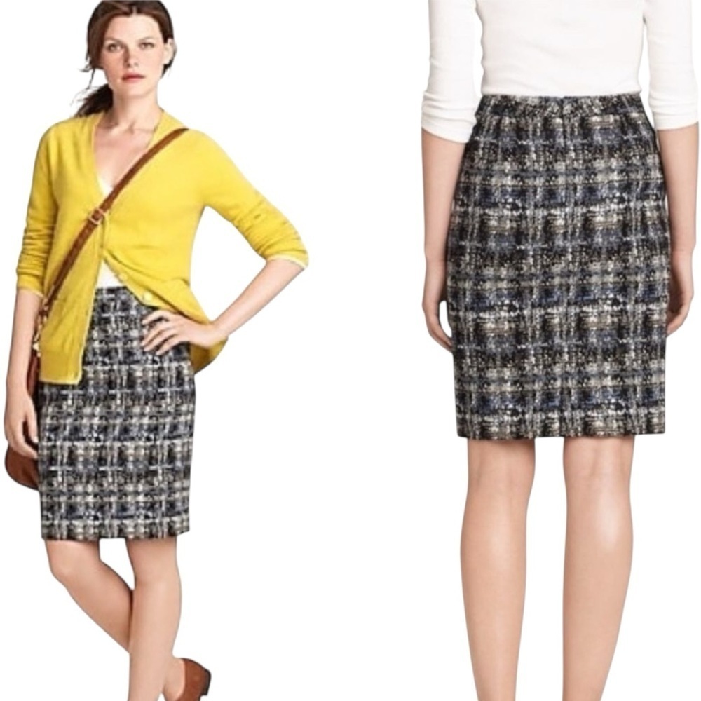 J. Crew Tweed Pencil Skirt